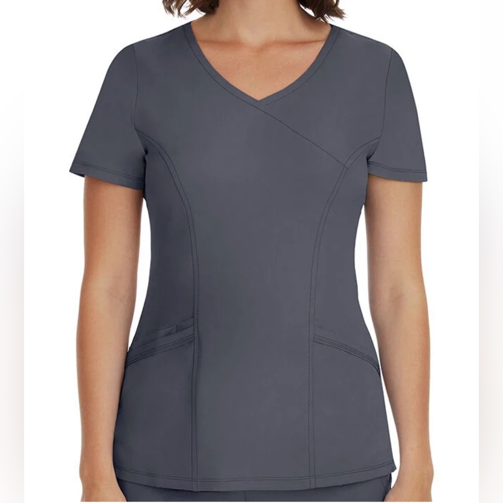Healing Hands Women's Madison Mock Wrap Scrub Top